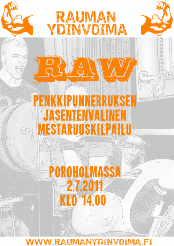 RAW-penkkipunnerrus Poroholmassa