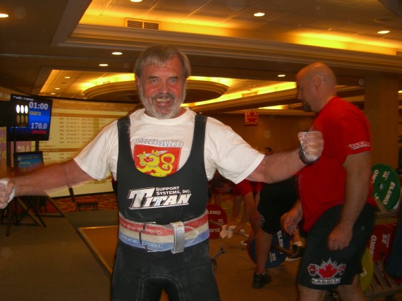Malka onnistuneen 170kg vedon jälkeen